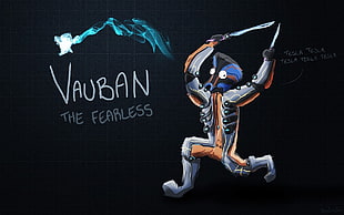 Vauban The Fearless illustration, Warframe, Vauban (Warframe)