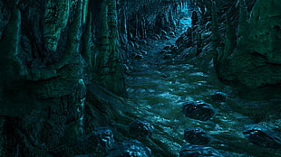 painting of lake, Dear Esther, Source Engine, entertainment, video games