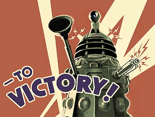 To Victory clip art, Daleks HD wallpaper