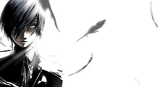 male wearing black top illustration, Persona series, Persona 3, anime, video games