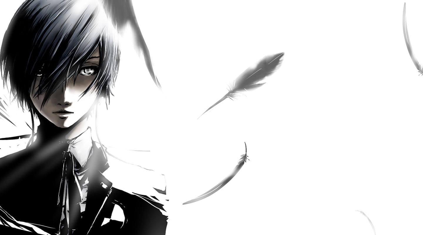 male wearing black top illustration, Persona series, Persona 3, anime, video games