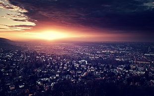 city illustration, city, Karlsruhe, Germany, cityscape HD wallpaper