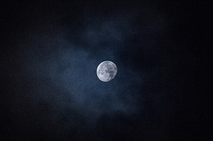 moon, Moon, Sky, Night HD wallpaper