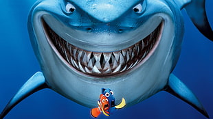 Finding Nemo movie, movies, Finding Nemo, shark, movie poster HD wallpaper