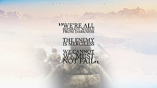black text on brown background, typographic, typography, text, quote