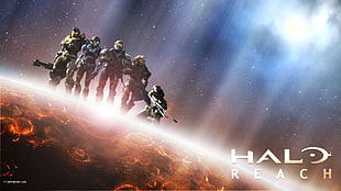 Halo Reach game poster, Halo, Halo Reach, video games