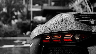 car, Lamborghini, Lamborghini Aventador, bokeh HD wallpaper