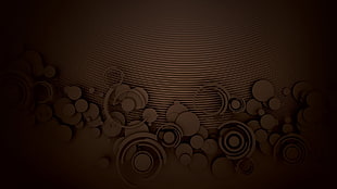 Pattern,  Circles,  Chocolate,  White