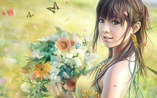 female anime character, anime HD wallpaper
