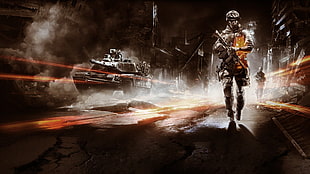 Battlefield 3 digital wallpaper