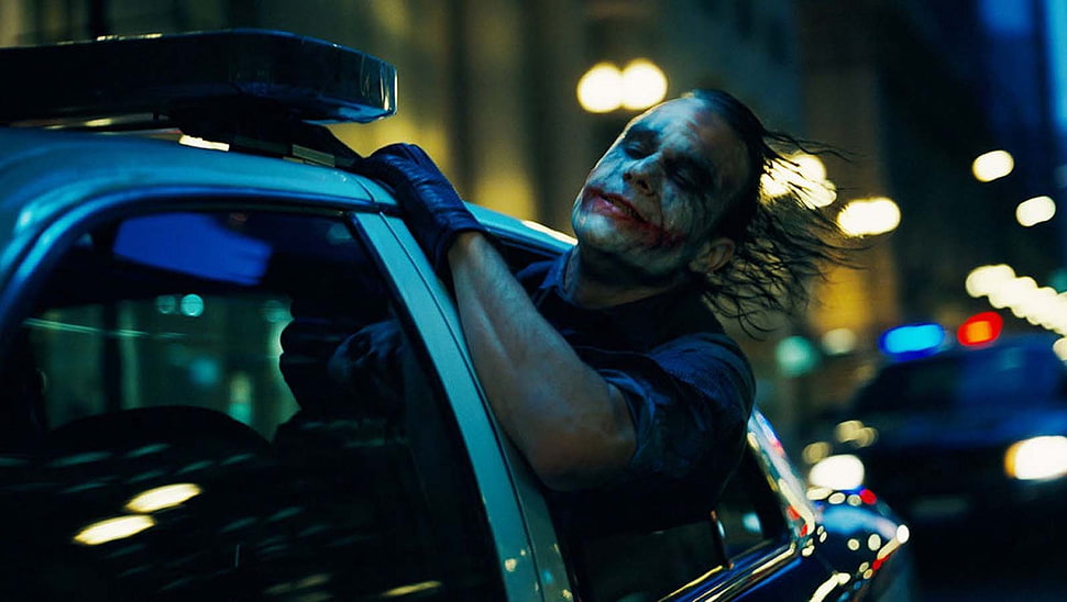 Batman Joker, Joker, Heath Ledger, The Dark Knight HD wallpaper