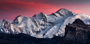mountain alps wallpaper, Mont Blanc, mountains, nature HD wallpaper