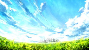 white clouds illustration, Tales of Zestiria, anime, fantasy art, Tales of Series HD wallpaper