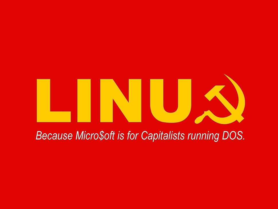 Linu Soviet Union logo HD wallpaper
