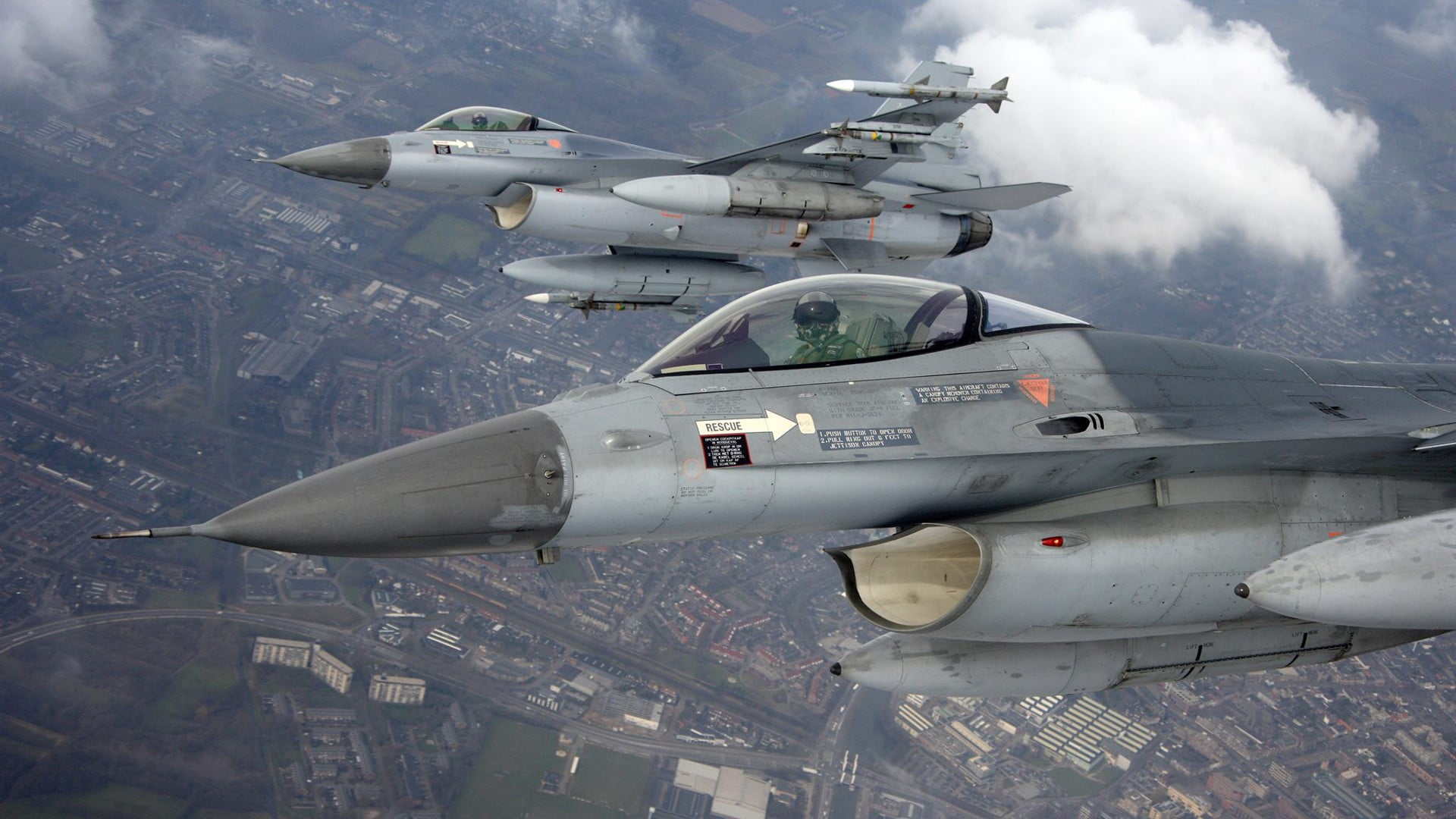 grey fighter jets, military, military aircraft, jet fighter, Royal Netherlands Air Force