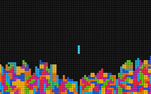 Tetris game HD wallpaper