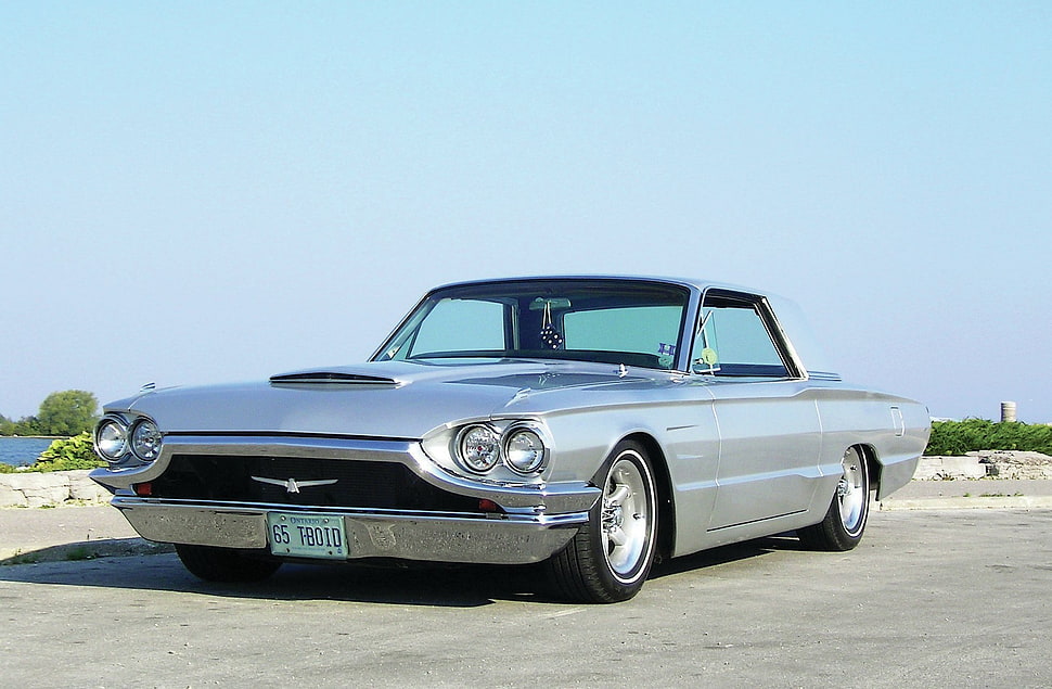 silver coupe HD wallpaper
