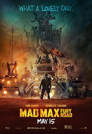 mad Max fury road movie poster, Mad Max: Fury Road, movies, car, Mad Max HD wallpaper