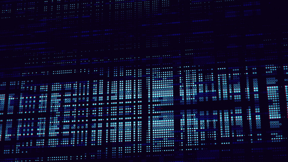 abstract, Ryan Uhrich, dots, square HD wallpaper