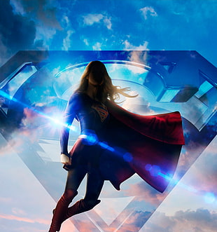 Supergirl closeup photo HD wallpaper