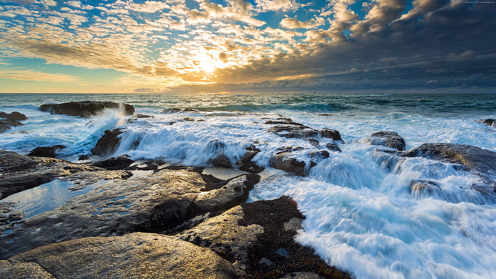 sea photography HD wallpaper