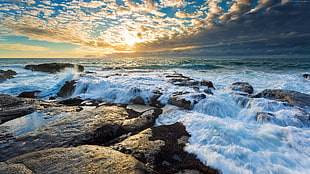 sea photography HD wallpaper