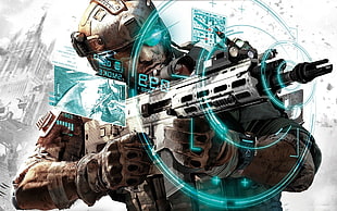 Crisis game digital wallpaper, Tom Clancy's, Ghost Recon, Tom Clancy's Ghost Recon, Tom Clancy's Ghost Recon: Future Soldier