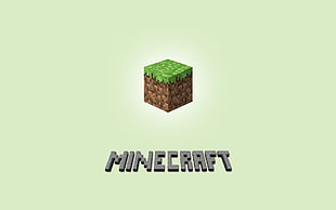 Minecraft logo HD wallpaper