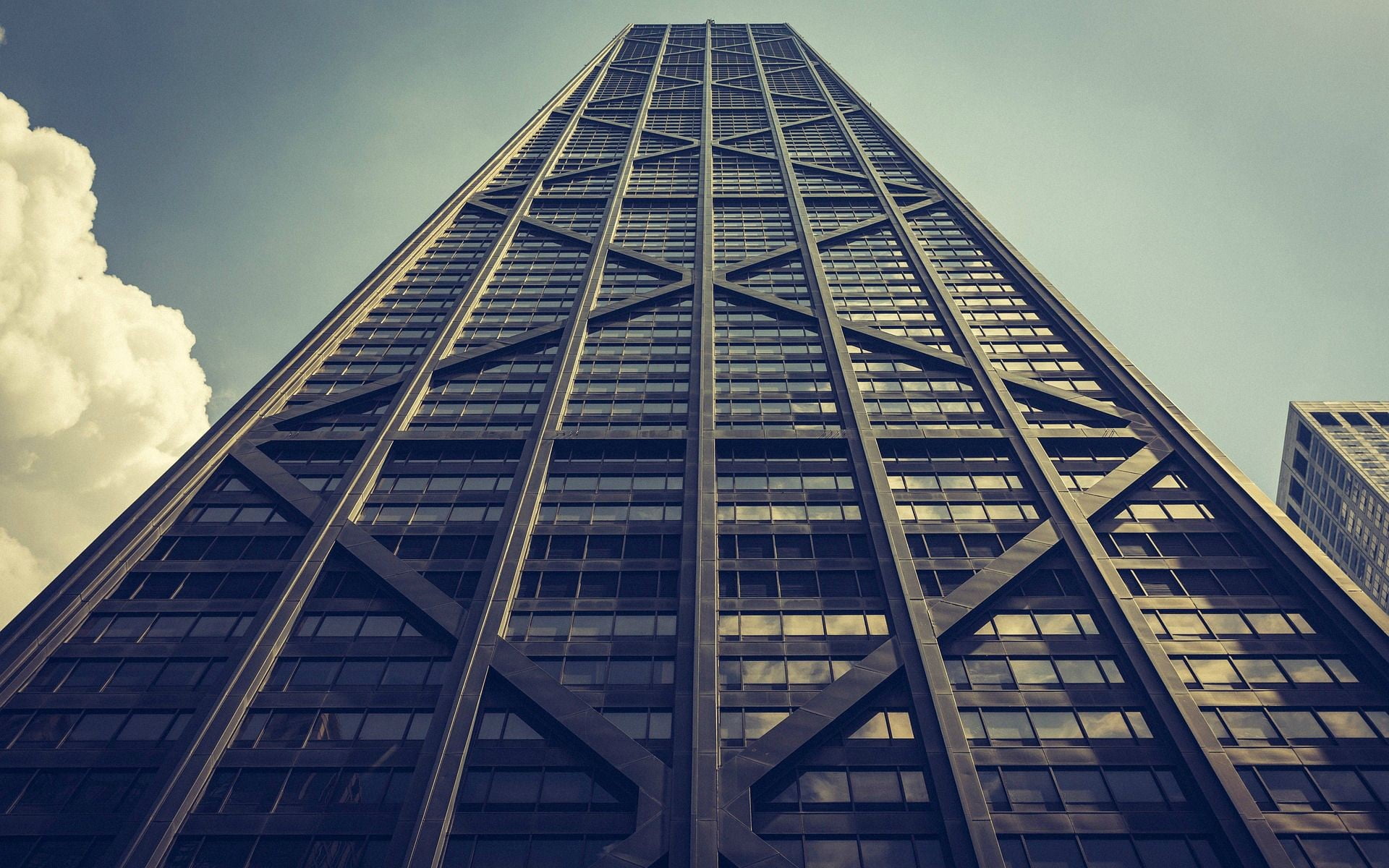 gray high-rise building, city, skyscraper, Chicago