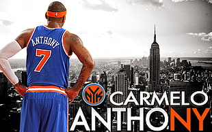 Carmelo Anthony New York Knicks, NBA, basketball, New York City, New York Knicks HD wallpaper
