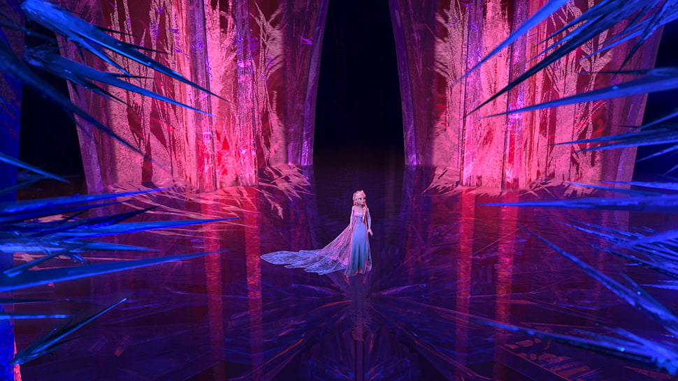 Disney Frozen Elsa illustration, Frozen (movie), Princess Elsa, disney queens, animated movies HD wallpaper