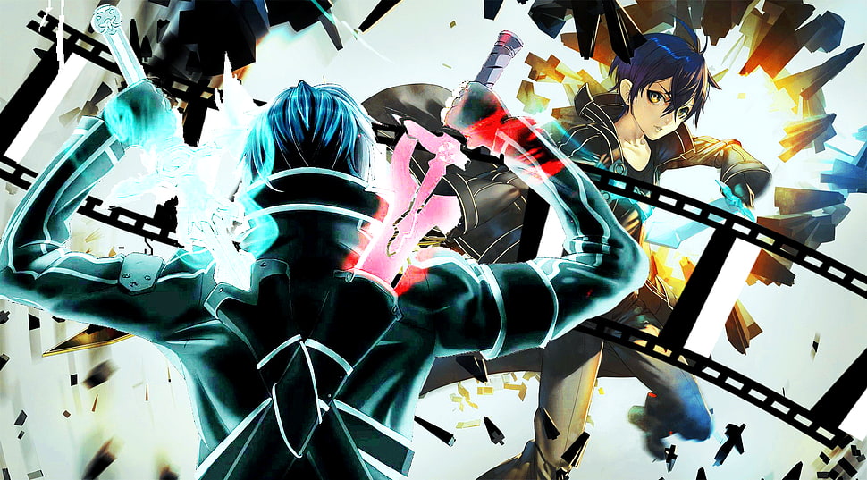 game digital wallpaper, Sword Art Online, Kirigaya Kazuto HD wallpaper