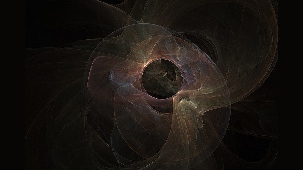 black abstract digital wallpaper HD wallpaper