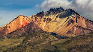 brown and black mountain, nature, landscape
