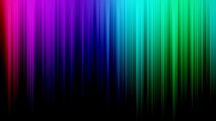 rainbow color digital wallpaper