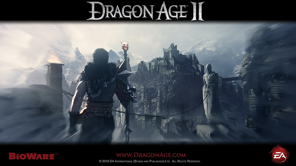 Dragon Age 2 game application HD wallpaper