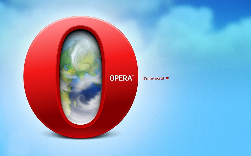 Opera logo HD wallpaper
