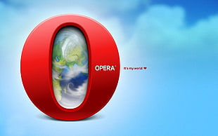 Opera logo HD wallpaper