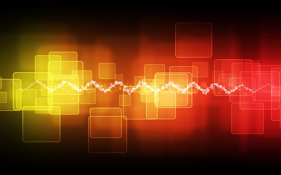 yellow and red display wallpaper HD wallpaper