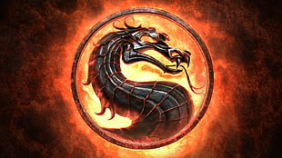 Mortal Kombat logo HD wallpaper
