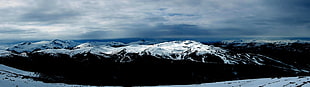 panoramic photography of mountain, multiple display, cold, desolate, snow