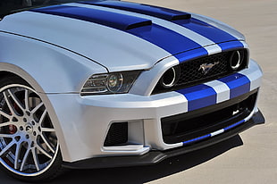 silver Ford Mustang GT, car, Ford Mustang Shelby, Need for Speed, movies