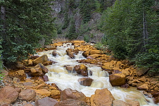 timelpase photo a waterfalls, mountain creek