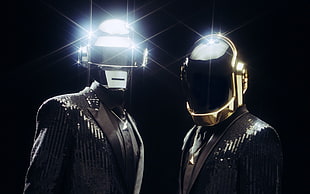 gold helmet, Daft Punk