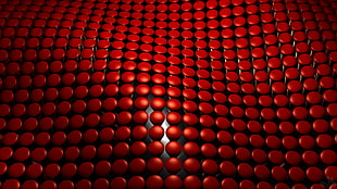 red textile, abstract