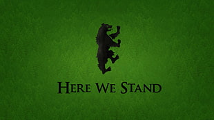 Here we stand logo HD wallpaper
