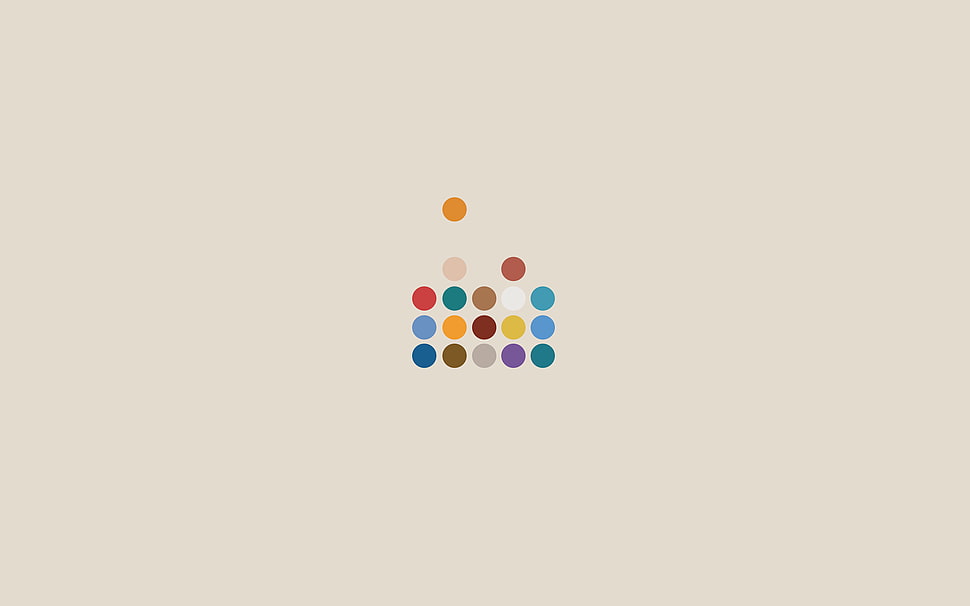 white and blue plastic toy, minimalism, simple background, circle HD wallpaper