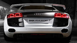 gray Audi QQI Razor