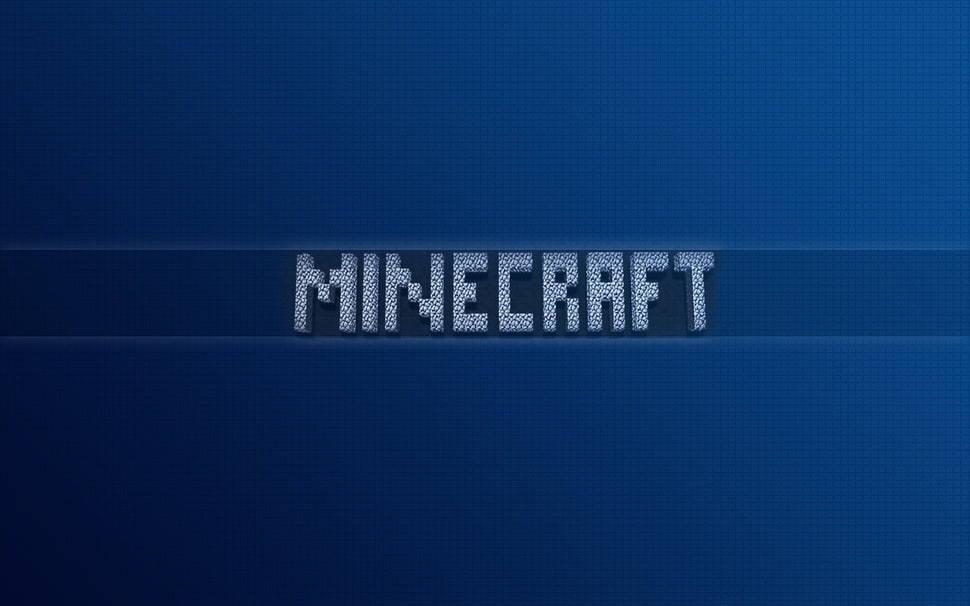 Minecraft logo HD wallpaper