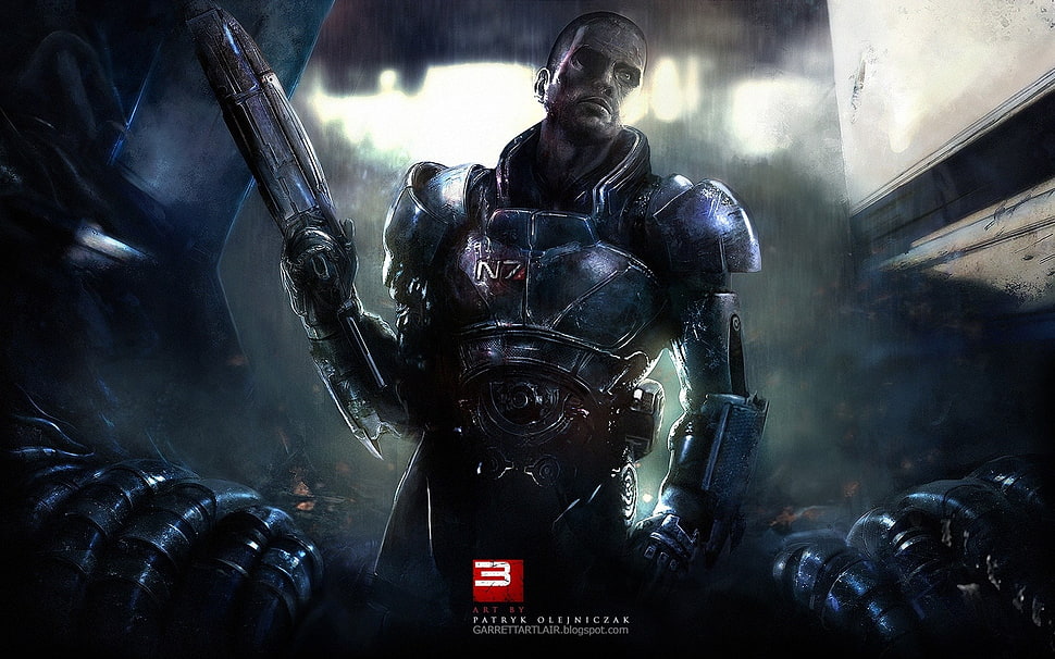 Mass Effect 3 poster, Mass Effect, Mass Effect 2, Mass Effect 3, Commander Shepard HD wallpaper